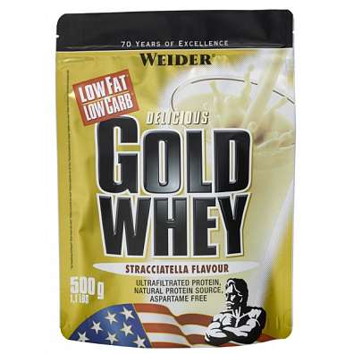  Weider Gold Whey 500 g, syrovátkový proteinový koncentrát