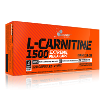 Olimp, L-Carnitine 1500 extreme mega caps, 120 kapslí