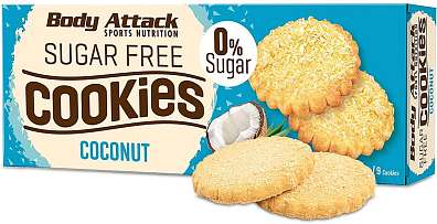 Body Attack Cookies 150 g, čajové sušenky bez cukru