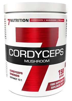 7NUTRITION Cordyceps Mushroom 150 g, extrakt z houby Housenice čínské 