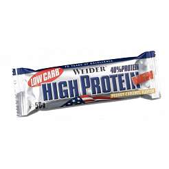 Weider High Protein 40%, 50 g, proteinová tyčinka s nízkým obsahem tuku a cukru