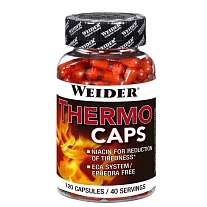 Weider Thermo caps, 120 kapslí, silně stimulační, termogenní spalovač