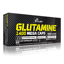 Olimp Glutamine Mega Caps, 120 kapslí, MIKRONIZOVANÁ FORMA L-GLUTAMINU