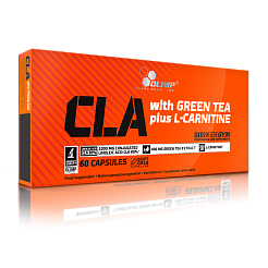 Olimp CLA+Green Tea+L-Carnitine 60 kapslí, kyselina linolová, extrakt ze zeleného čaje a L-karnitin, exspirace: 03.02.2025