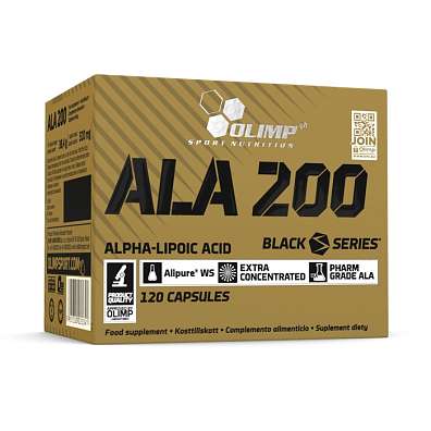 Olimp ALA 200 120 kapslí, 100% kyselina alfa-lipoová