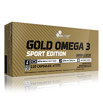 Olimp Gold Omega 3 Sport Edition 120 kapslí, 65% rybího oleje, 33% EPA, 22% DHA