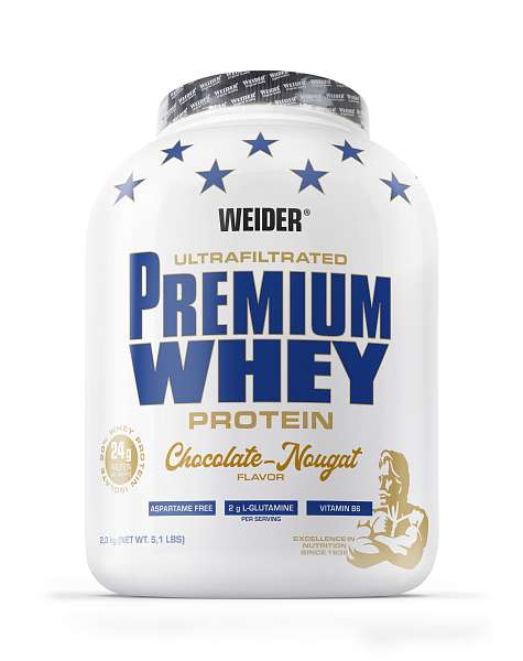 Weider Premium Whey 2300 g, syrovátkový koncentrát +isolát 