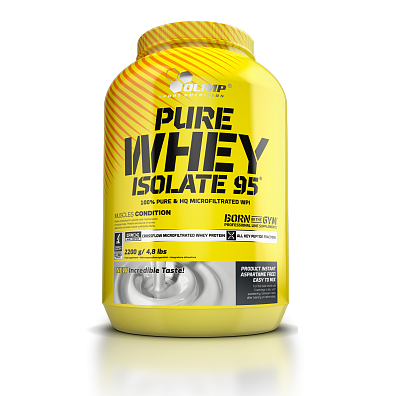 Olimp Pure Whey Isolate 95, 2200 g, syrovátkový proteinový izolát WPI