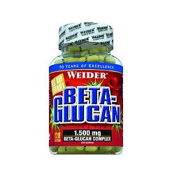 Weider Beta-Glucan, 120 kapslí, pro snížení cholestorolu v krvi s vitaminem C