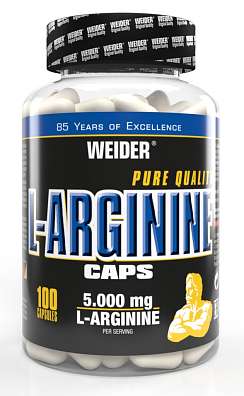Weider L-Arginine 100 cps, l-arginin hydrochlorid