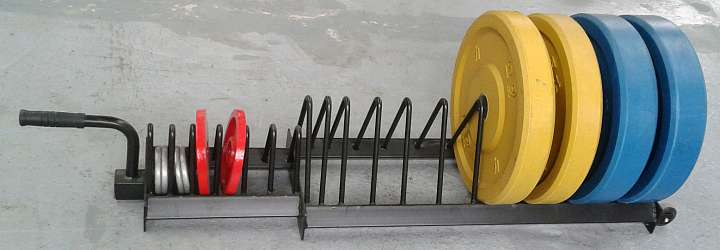 Stojan na kotouče s kolečky - toast rack, BEAR FOOT