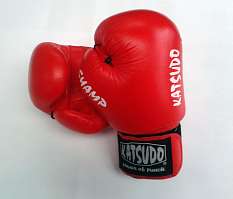 Katsudo Boxerské rukavice Champ, červené