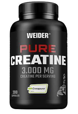 Weider, Pure Creatine Capsules, 200 kapslí, kreatin Creapur ve formě kapslí