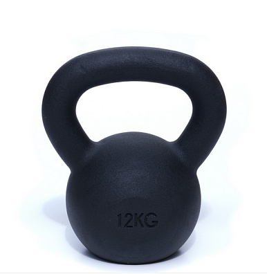 Kettlebell, 12 kg, matný