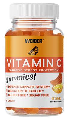 Weider Vitamin C, 84 Gummies, želatinové bonbóny obsahující vitamín C