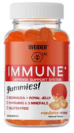 Weider Immune 60 Gummies, želatinové bonbóny obsahující vitamíny a extrakt z echinacey