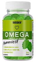 Weider Omega 50 gummies, želatinové bonbóny obsahující omega 3, 6, 9 mastné kyseliny