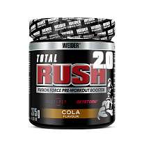 Weider Total Rush 2.0, 375g, stimulační předtréninková směs s vysokým obsahem kofeinu