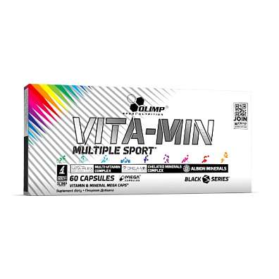 Olimp Vita-Min Multiple Sport 60 kapslí, komplex vitamínů a minerálů v chelátové formě