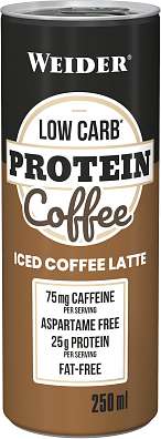 WEIDER LOW CARB Protein Coffee Latte, 250ml
