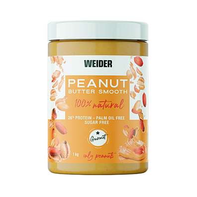 Weider Peanut Butter Smooth, 100% arašídové máslo,1000 g