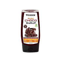 Weider Slim Choco Syrup 350 g, čokoládový sirup bez přidaného cukru