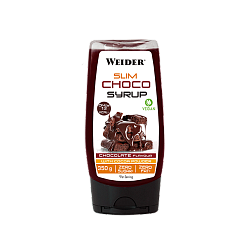 Weider Slim Choco Syrup 350 g, čokoládový sirup bez přidaného cukru