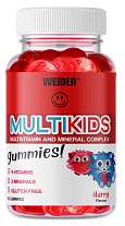 Weider Multi Kids 50 Gummies, želatinové bonbóny s vitamíny pro děti