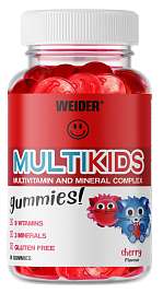 Weider Multi Kids 50 Gummies, želatinové bonbóny s vitamíny pro děti