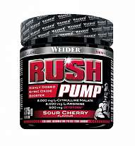 Weider Rush Pump, 375 g, předtréninková vasodilatační směs bez kofeinu a kreatinu