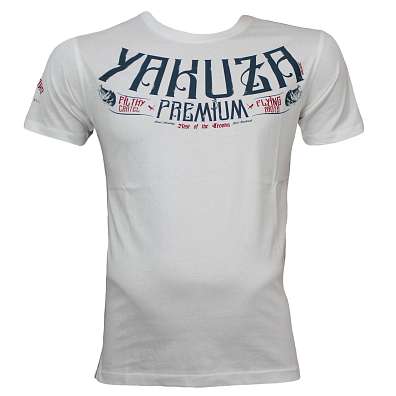 Yakuza Premium T-Shirt, tričko YPS 2506, bílé
