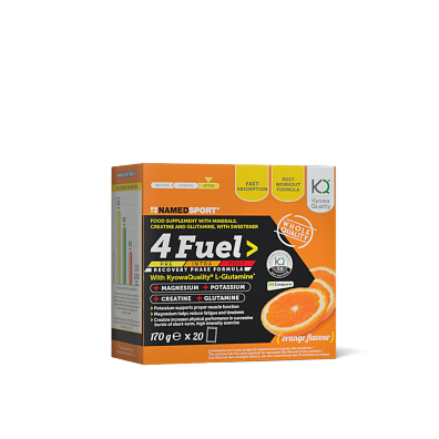 NAMEDSPORT 4 Fuel, pomeranč, 20 sáčků 