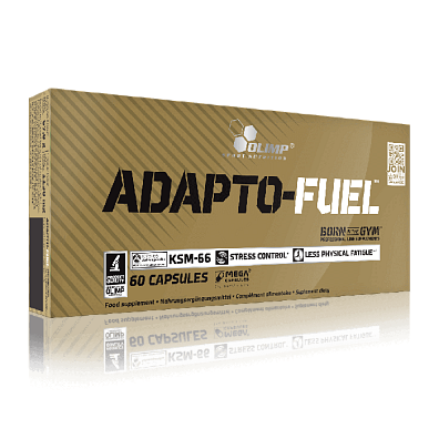 OLIMP ADAPTO-FUEL 60 kapslí, čtyři  standardizované rostlinné výtažky s adaptogenními účinky