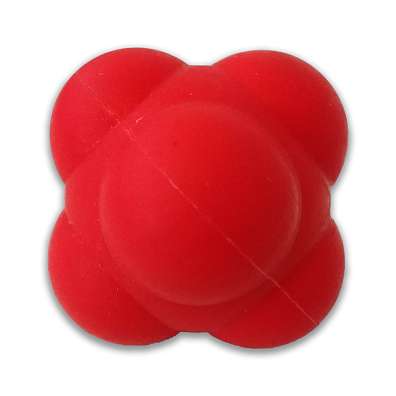 REACTION BALL, reakční a masážní míček 10 cm, červený