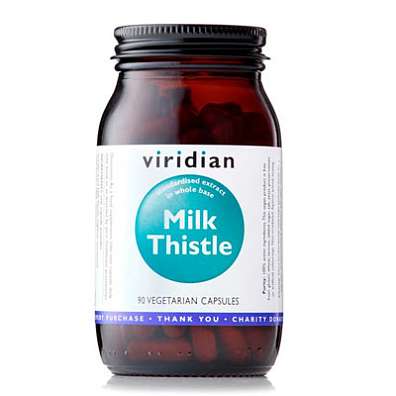 Viridian, Milk Thistle, Ostropestřec Mariánský, 90 kapslí