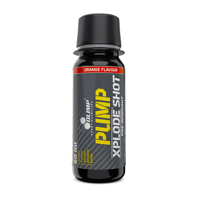 Olimp Pump Xplode Shot 60 ml, nestimulační předtréninková směs s L-citrulinem a L-argininem
