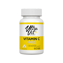VPLab Vitamin C 1000 + sušený extrakt ze šípků, 60 veganských kapslí