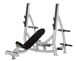HOIST benchpress lavice hlavou nahoru s držáky na kotouče - INCLINE OLYMPIC BENCH CF-3172A