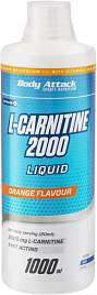 Body Attack L-Carnitine 2000 Liquid,1000 ml, koncentrát l-karnitinu v tekuté formě