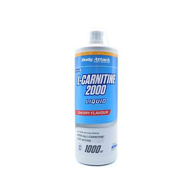 Body Attack L-Carnitine 2000 Liquid,1000 ml, koncentrát l-karnitinu v tekuté formě