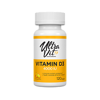 VPLab Ultra Vitamin D3 4000 IU, 120 gelových kapslí