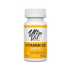 VPLab Ultra Vitamin D3 4000 IU, 120 gelových kapslí