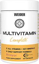 Weider Multivitamin Complete 90 kapslí, vitamíny, minerály, cholin a rostlinné extrakty