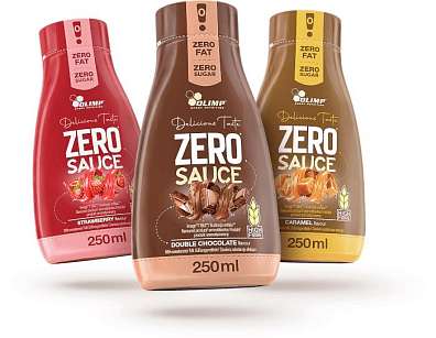 Olimp Zero Sauce 250 ml, nízkoenergetická poleva bez tuku a cukru 