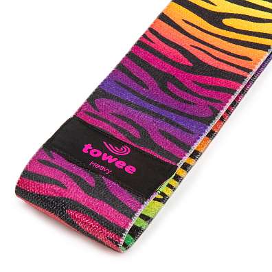 Towee Booty Band textilní odporová guma Zebra - silný odpor