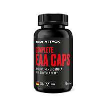 Body Attack Complete EAA Caps, 120 cps, směs esenciálních aminokyselin