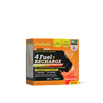 NAMEDSPORT 4 Fuel Recharge 14x119g, tréninkové pití s minerály, kreatinem a glutaminem