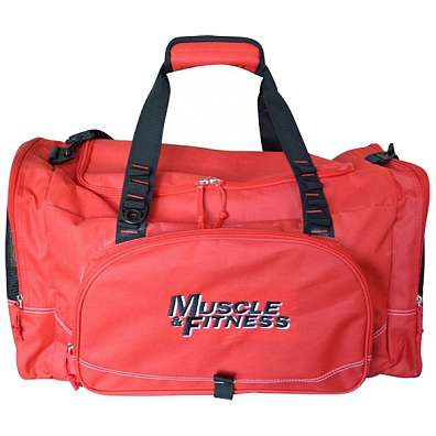 Sportovní taška Muscle&Fitness, červená