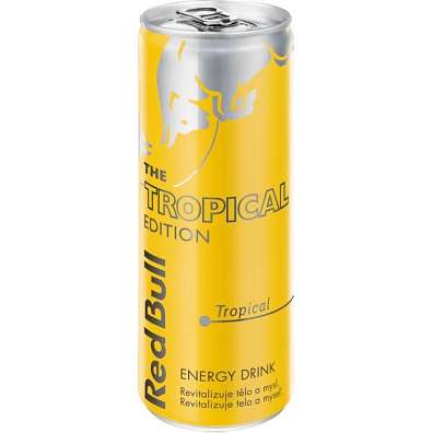 Red Bull energy drink, 250 ml, Tropical Edition