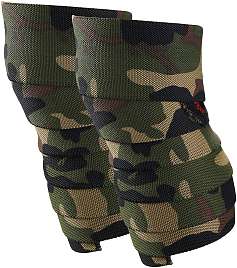 Harbinger vzpěračské bandáže kolen Camo